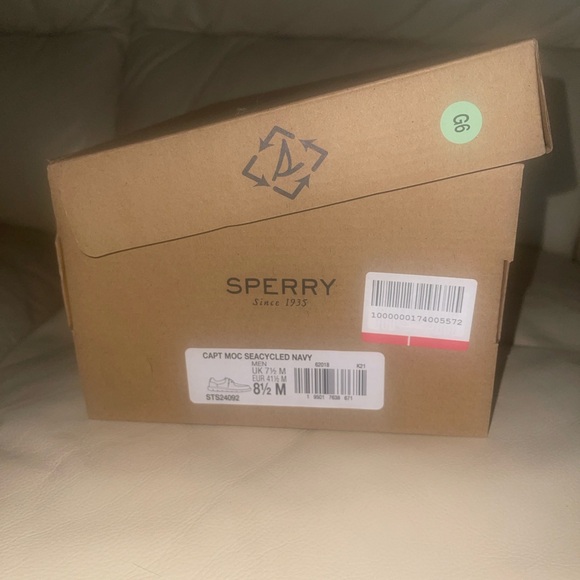 Sperry Blue Boat Shoes with Canvas Material and Cushioned Sole, 
NWOT - Picture 6 of 6